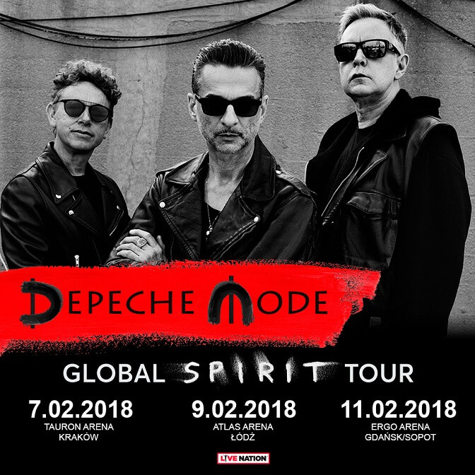 Trzy dodatkowe halowe koncerty Depeche Mode w Polsce (luty 2018)