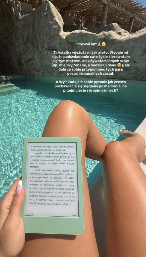 Julia Wieniawa na wakacjach