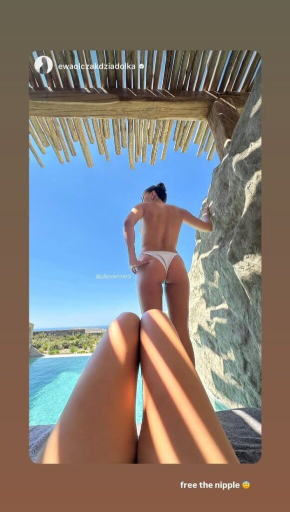 Julia Wieniawa na wakacjach