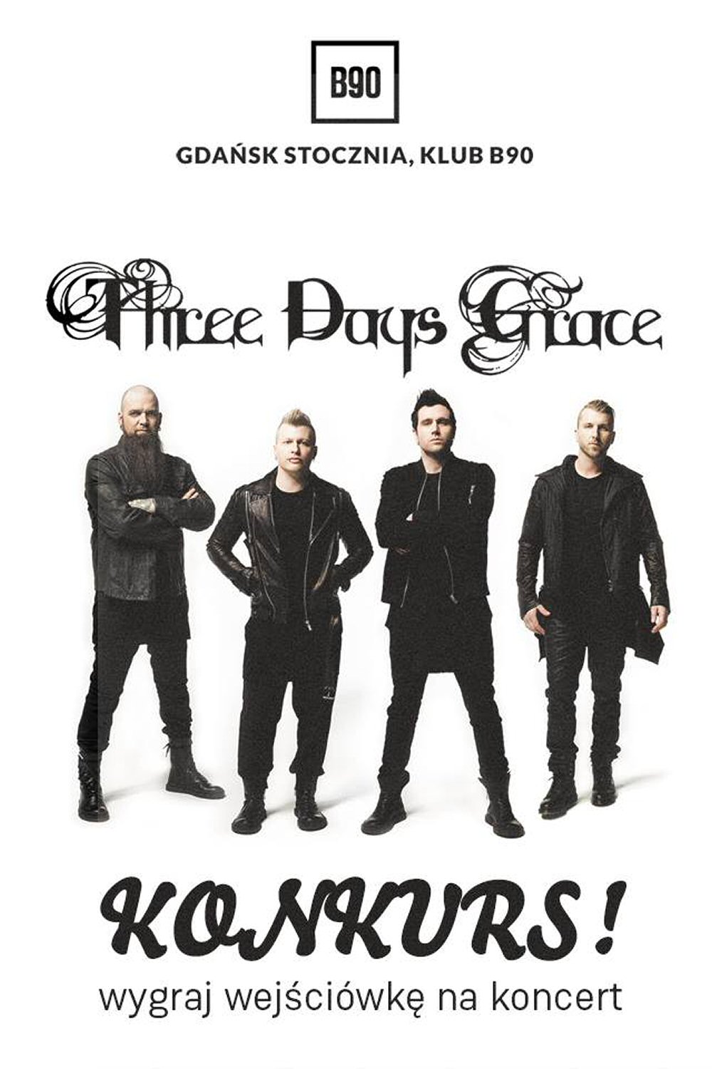 Three Days Grace: Wygraj bilet na koncert w Polsce!