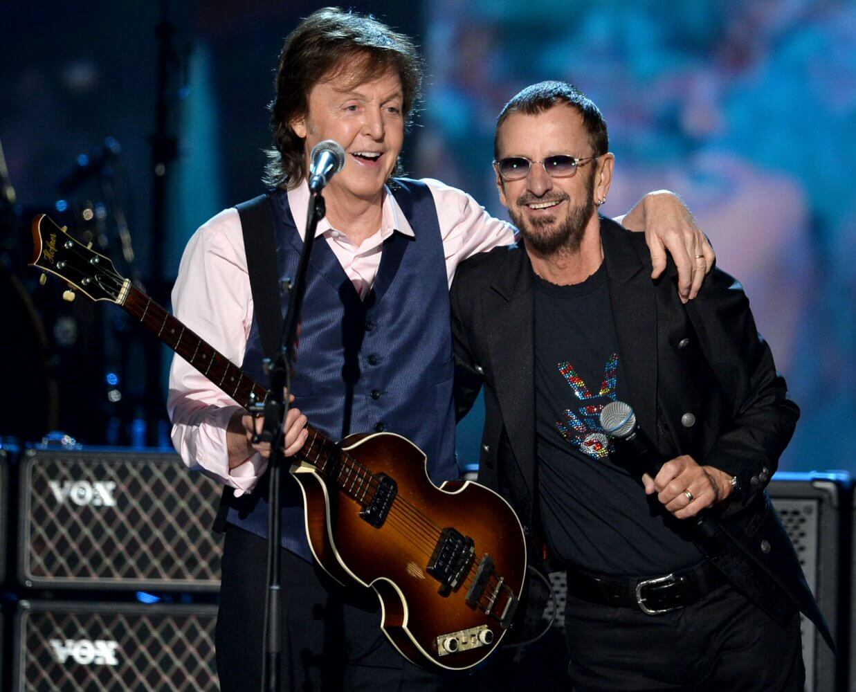 Paul McCartney i Ringo Starr w jednym utworze "We're On the Road Again"
