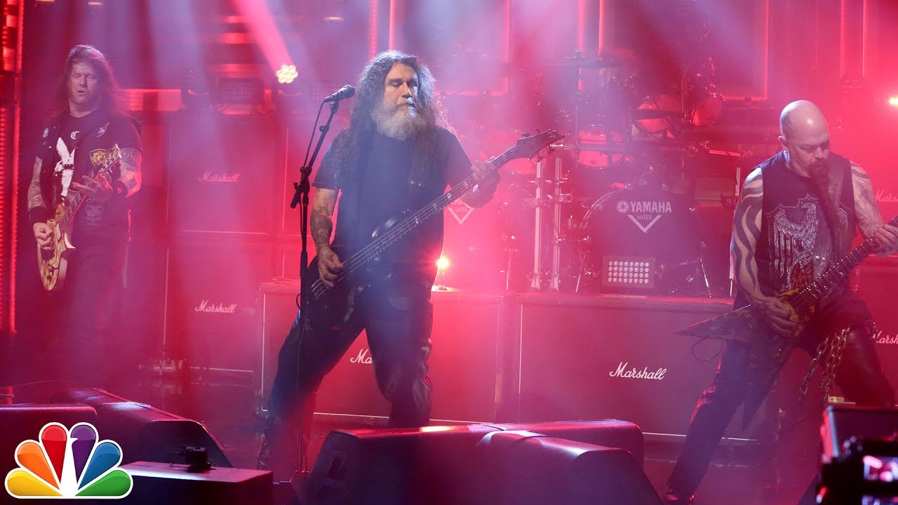 Slayer gra w telewizji (zobacz występ na żywo "Raining Blood")