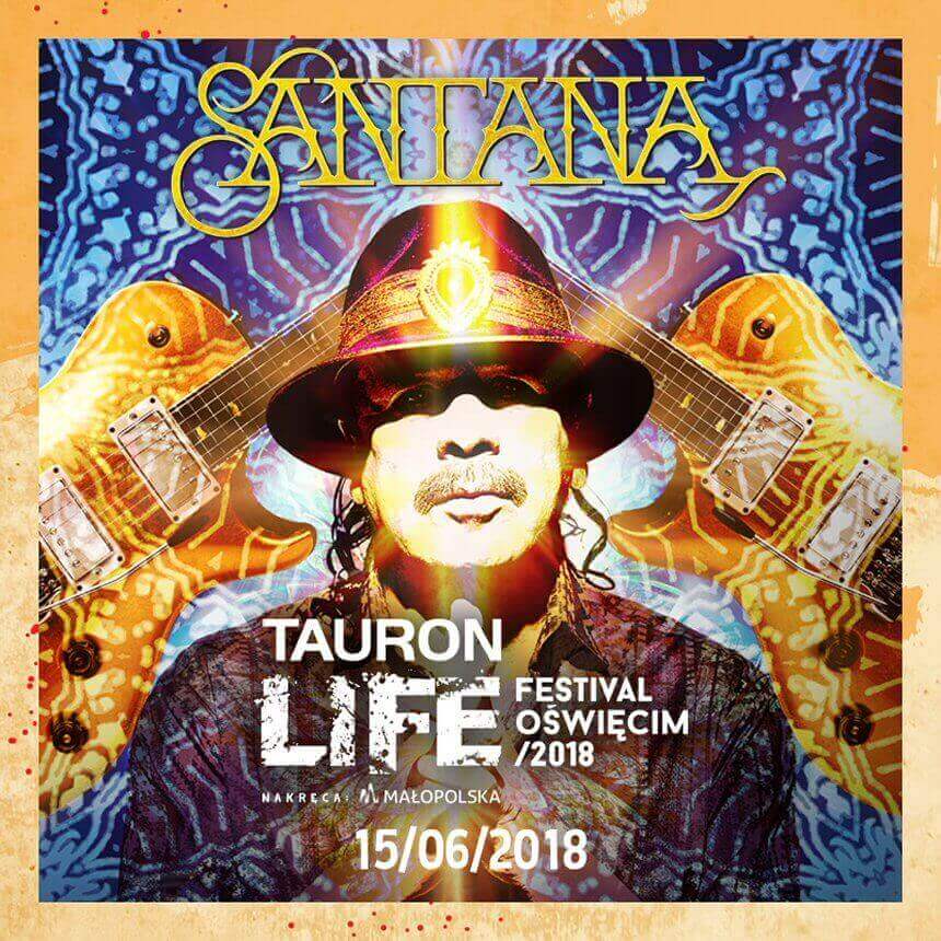Santana gwiazdą Tauron Life Festival Oświęcim 2018