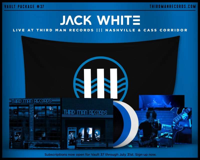 Jack White na niebieskim winylu