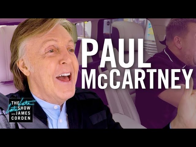 Paul McCartney Jeszcze więcej "Carpool Karaoke" z Paulem McCartneyem