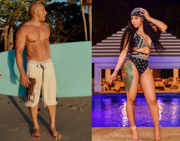Vin Diesel zaprasza na koncert Cardi B Vin Diesel zaprasza na koncert Cardi B