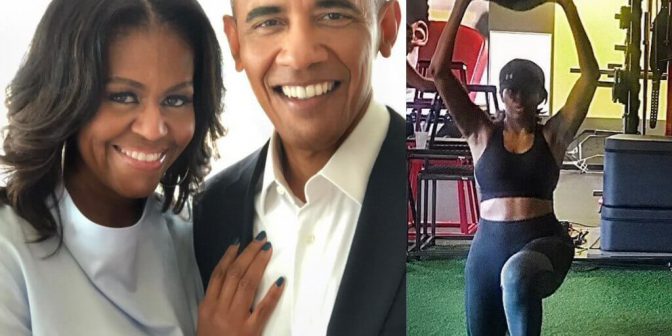Michelle Obama śpiewa trenując. Tak motywuje do ćwiczeń na siłowni!