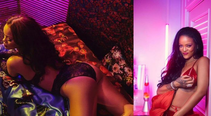 Rihanna kusi w walentynkowej bieliźnie! PIKANTNE zdjęcia