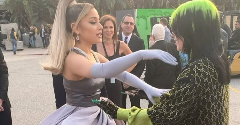 Billie Eilish i Ariana Grande przytulają się po Grammy. To wideo HITEM w sieci!