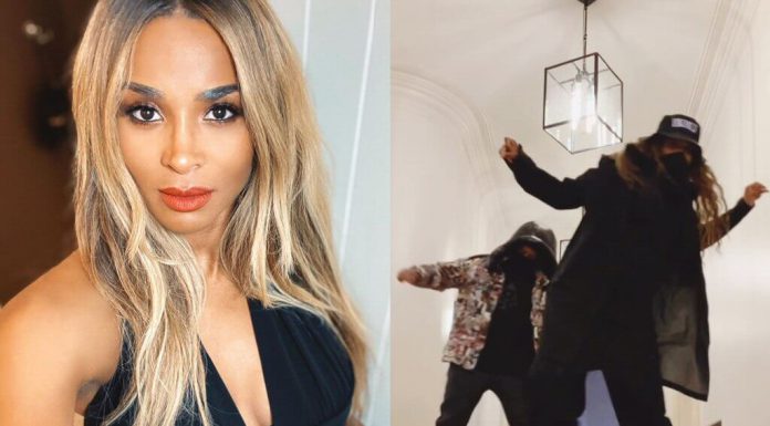 Ciężarna Ciara skradła show w rodzinnej wersji Toosie Slide (WIDEO)