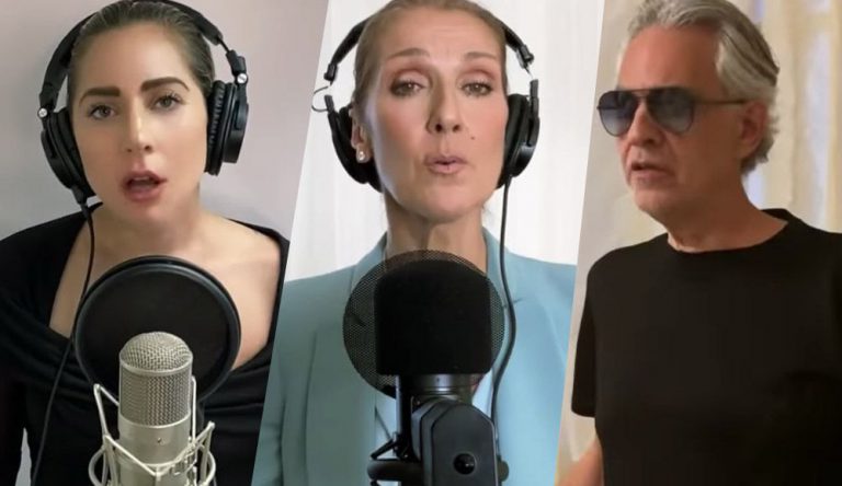 Together at Home Celine Dion, Lady Gaga, John Legend i Andrea Bocelli... Zobacz niezwykły występ!