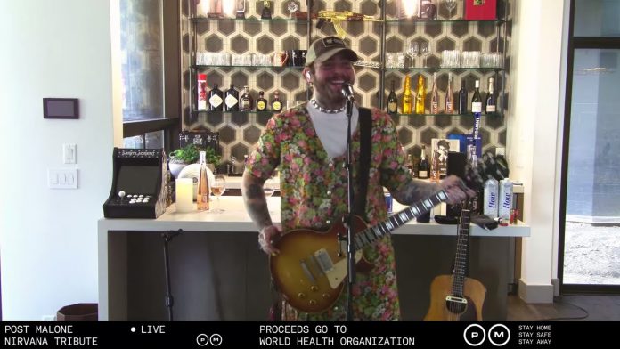 Post Malone oddał hołd Nirvanie! Zobacz wyjątkowy koncert (WIDEO)