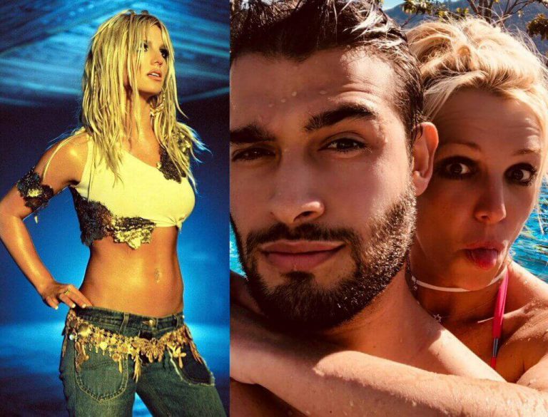Britney Spears w basenie.