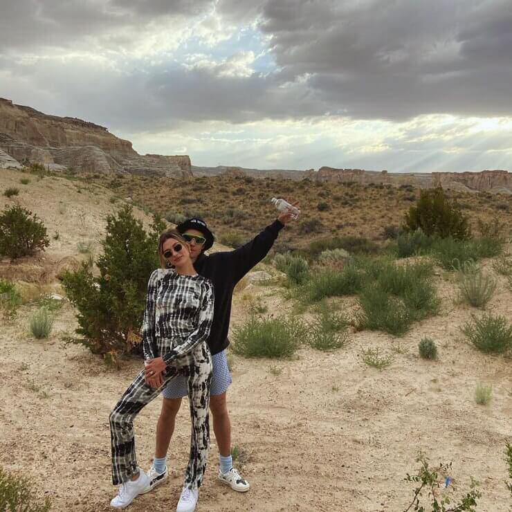 Justin Bieber ze swoją żoną Hailey Bieber postanowili odpocząć