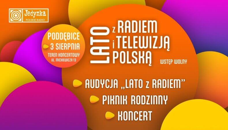 „Lato z Radiem i Telewizją Polską” – Sprawdź, kto wystąpi w Poddębicach