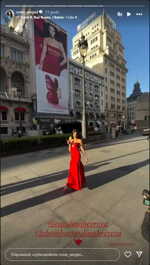 Roksana Węgiel olśniewa w Madrycie! (fot. Instagram)