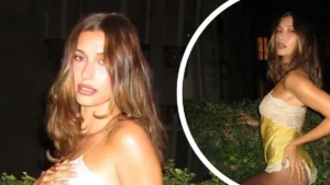 Hailey Bieber szokuje na wybiegu w Paryżu