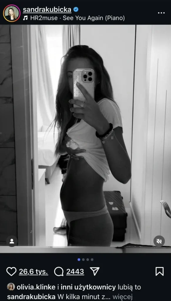 Sandra Kubicka pogrążona w żałobie