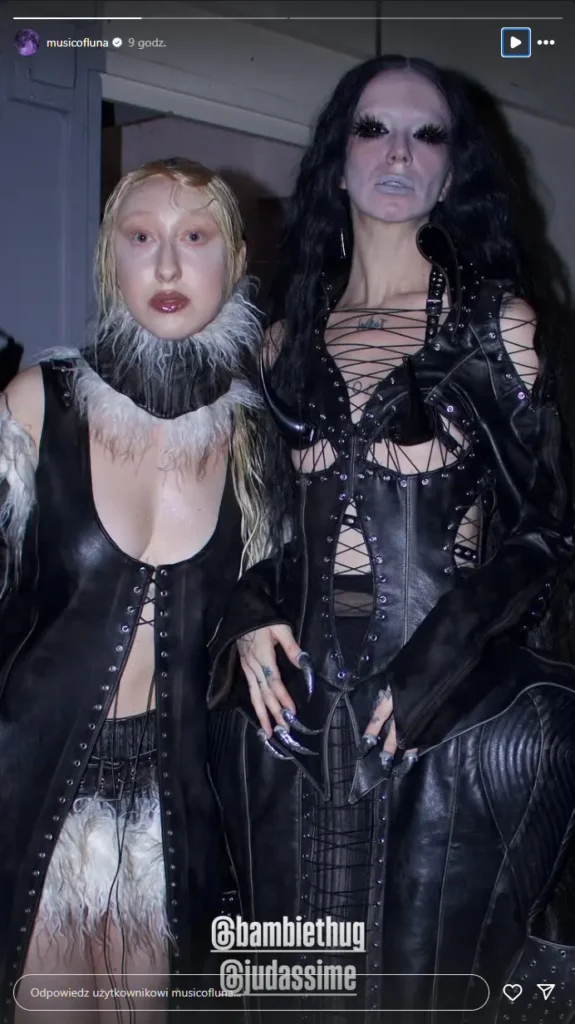 Luna w roli modelki na Paris Fashion Week
