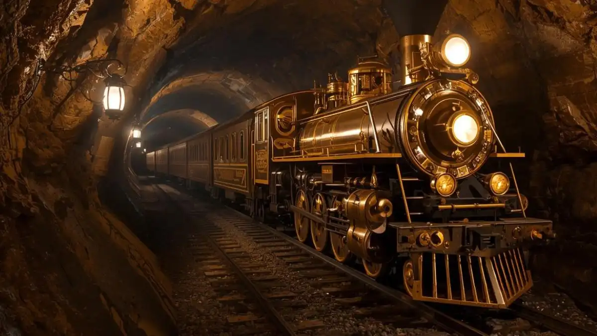 Miał być skarb wart fortunę. Teraz Złoty Pociąg wyjedzie… ze ściany budynku Miał być skarb wart fortunę. Teraz Złoty Pociąg wyjedzie… ze ściany budynku