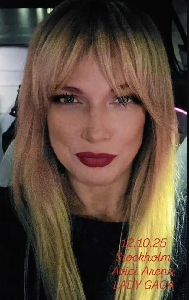 Joanna Liszowska na koncercie Lady Gagi