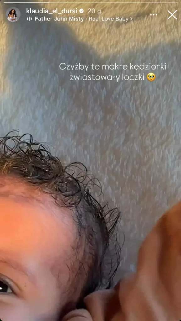 Klaudia El Dursi pokazała twarz córeczki