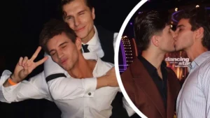 „Taniec z Gwiazdami” rozgrzany do czerwoności! Zobacz, jak Michał Kassin migdali się z ukochanym za kulisami