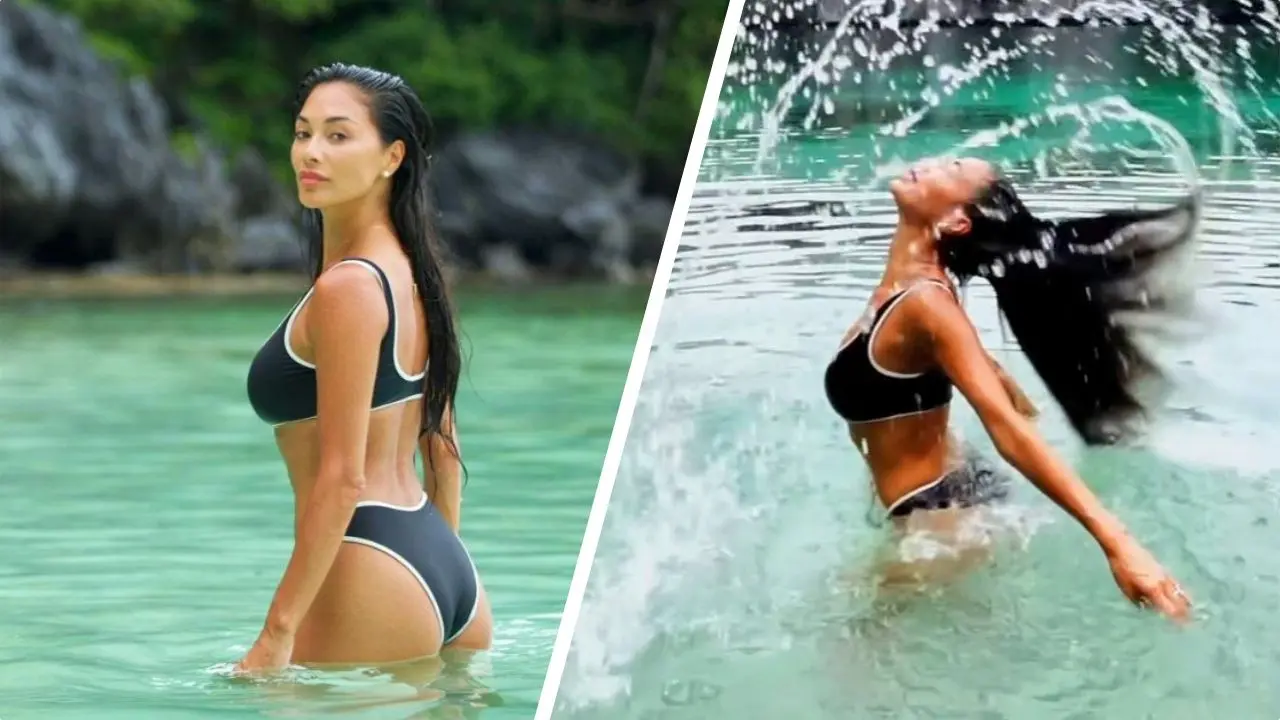 Królowa Pussycat Dolls na Filipinach w bikini. Nicole Scherzinger udowadnia, że czas się dla niej zatrzymał