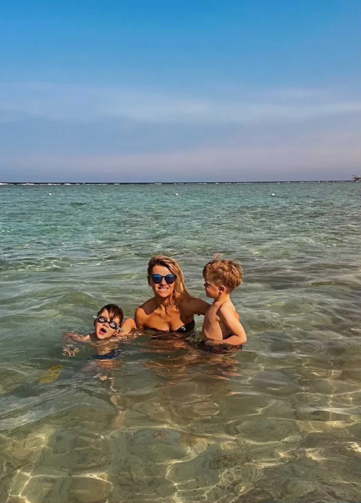 Emilia Komarnicka na rajskich wakacjach