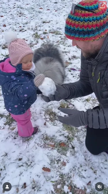 Śnieżny spacer Królikowskiego