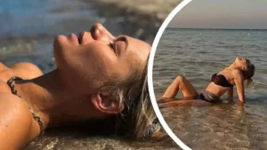 Emilia Komarnicka na rajskich wakacjach