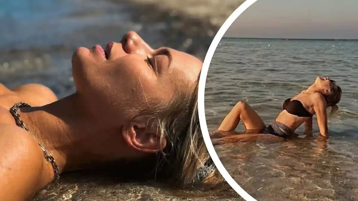 Emilia Komarnicka na rajskich wakacjach