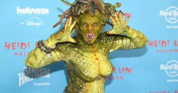 Tak wygląda HALLOWEEN za miliony! Heidi Klum jako Meduza. Przygotowania trwały MIESIĄCE