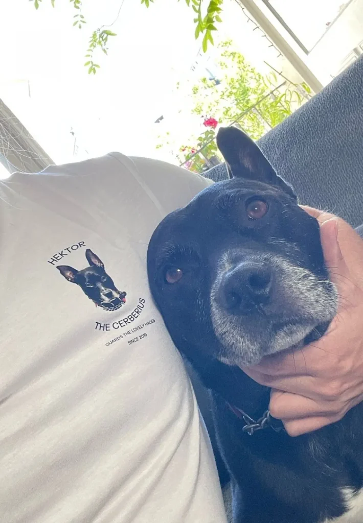 Ukochany pies Michał - Hektor.