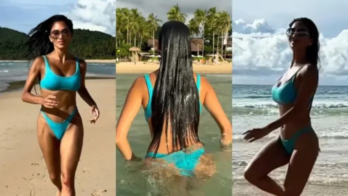 Nicole Scherzinger wychodzi z wody jak syrena!