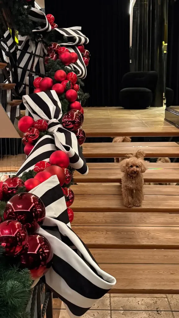 Kokardy, choinki i blask świateł. Willa Przetakiewicz zamieniła się w świąteczny pałac