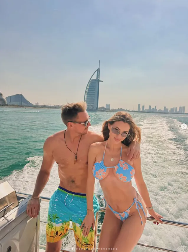 Polska gwiazda w dubajskim raju. Ale widoki!