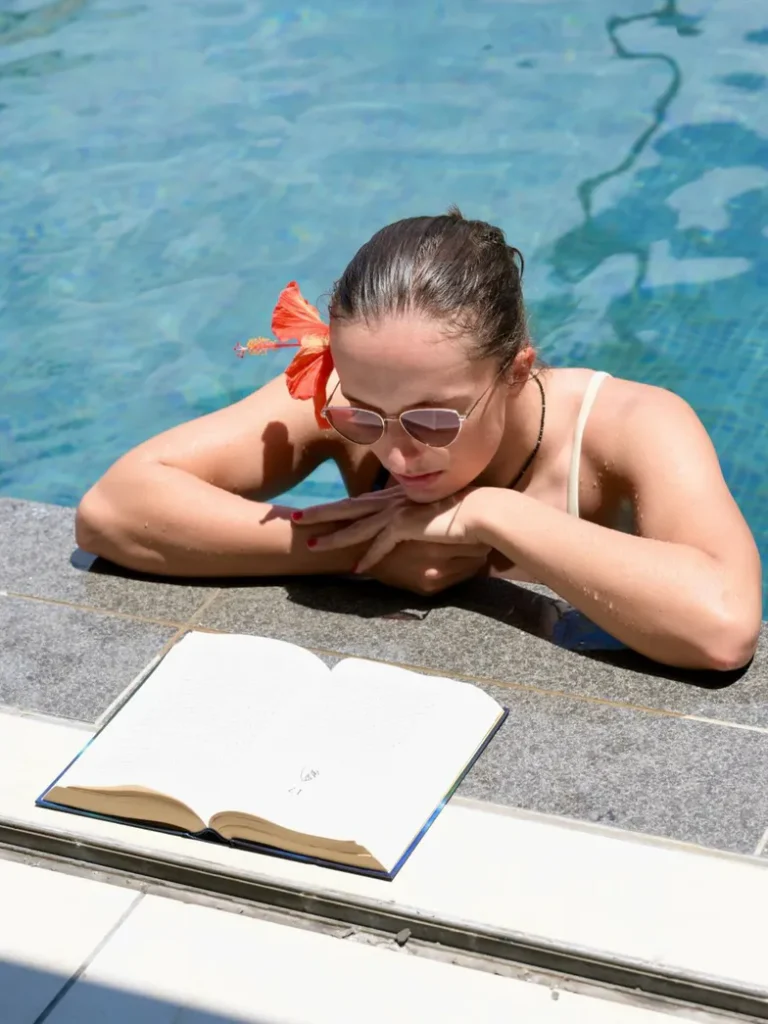 Prywatny basen, plaża i rower. Tak wyglądały wakacje Igi Świątek w raju