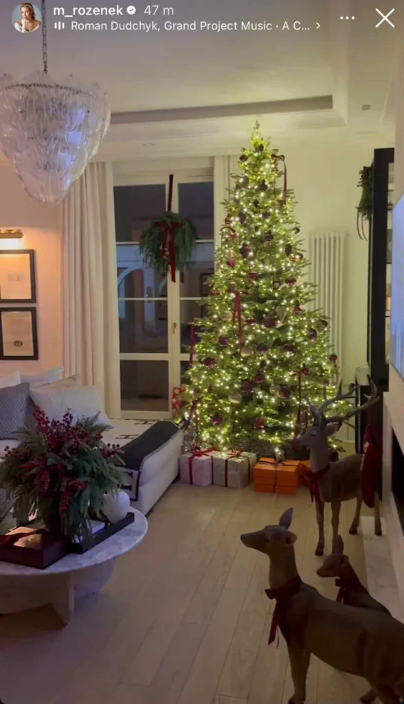 Tak Małgorzata Rozenek przygotowała dom na święta