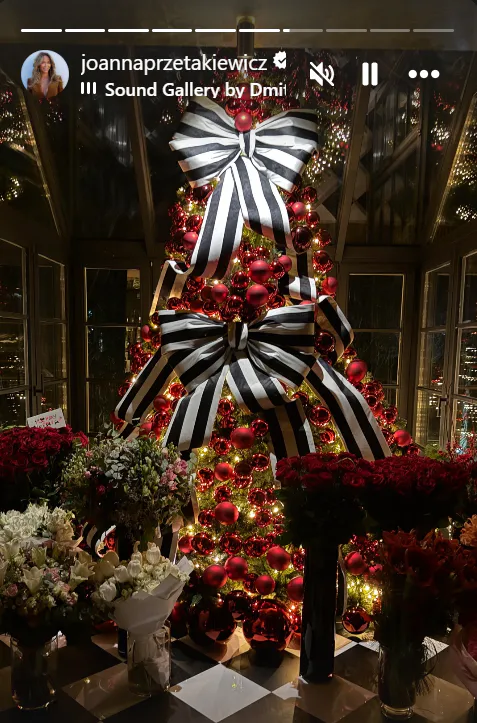 Kokardy, choinki i blask świateł. Willa Przetakiewicz zamieniła się w świąteczny pałac