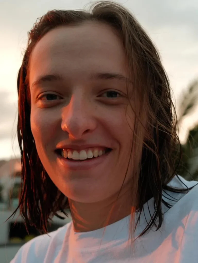 Prywatny basen, plaża i rower. Tak wyglądały wakacje Igi Świątek w raju