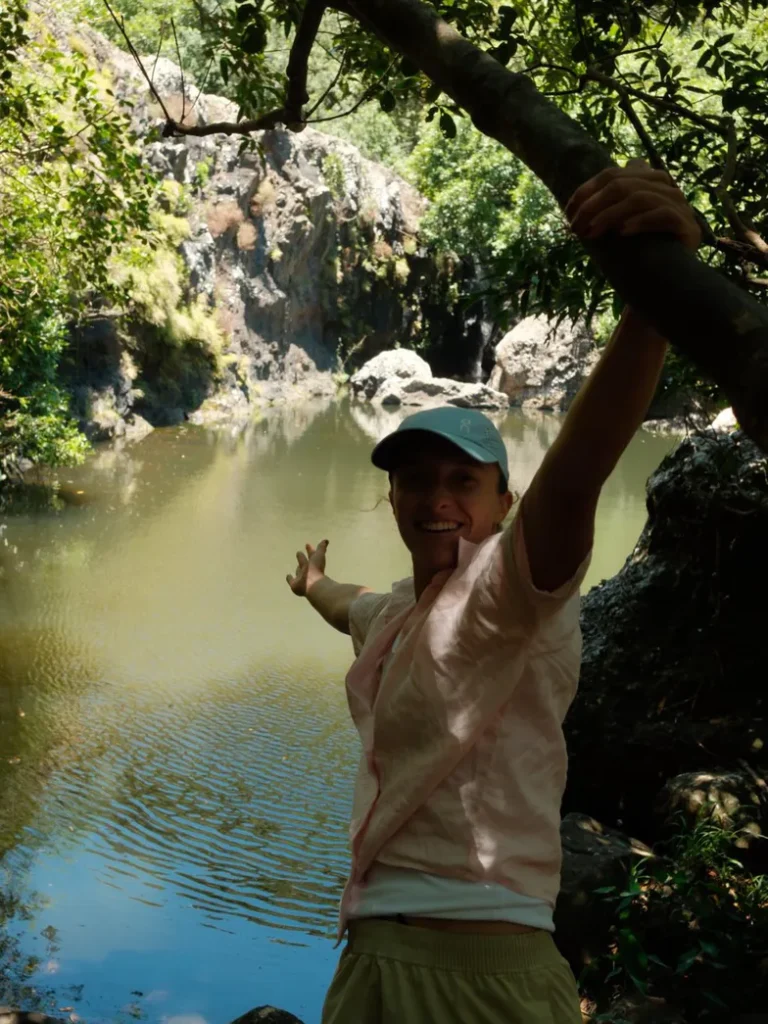 Prywatny basen, plaża i rower. Tak wyglądały wakacje Igi Świątek w raju