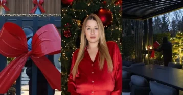 Andziaks przeszła samą siebie! Świąteczna willa tonie w światłach i kokardach