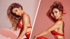 Doda pokazuje świąteczną odsłonę. Czerwona bielizna i mocny komentarz!