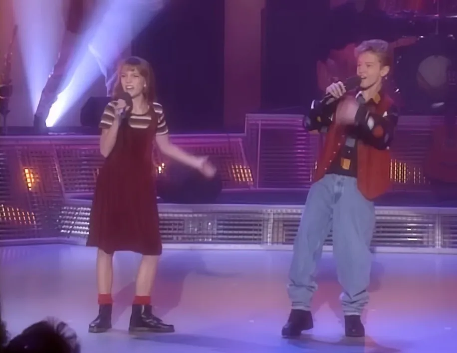 Britney Spears i Justin Timberlake w "Mickey Mouse Club"