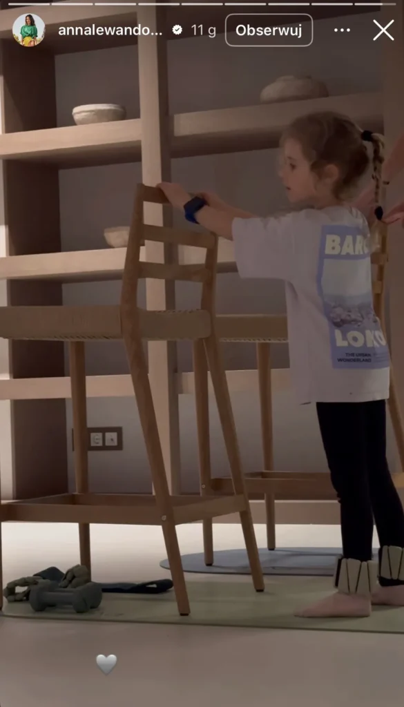 Anna i Laura Lewandowska razem na treningu