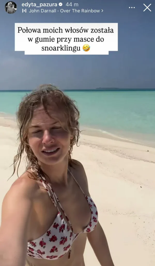 Edyta Pazura na bezludnej wyspie