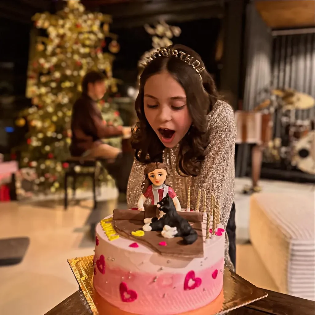 Tak uczciła urodziny młodszej córki