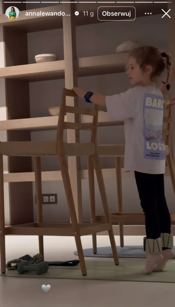 Anna i Laura Lewandowska razem na treningu