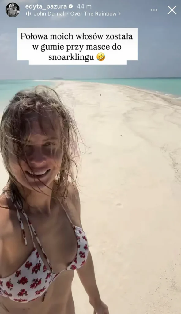 Edyta Pazura na bezludnej wyspie